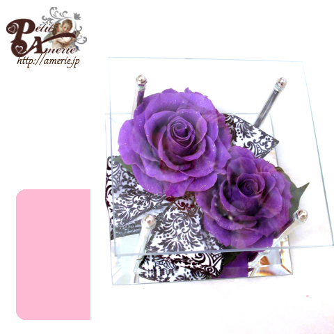 プリザーブドフラワー　メリアアレンジ