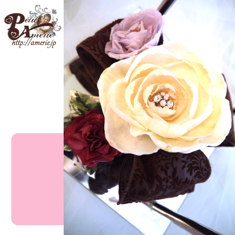 プリザーブドフラワー　メリアアレンジ