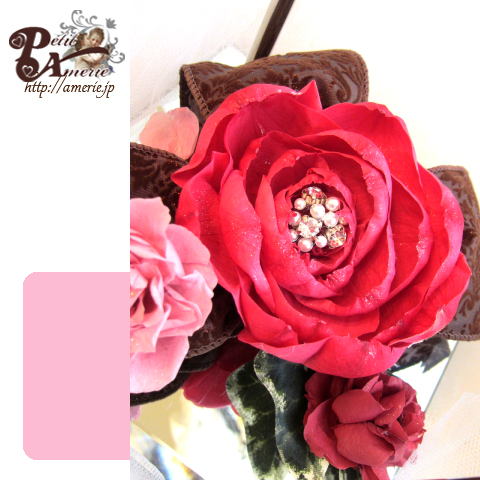 プリザーブドフラワー　メリアアレンジ