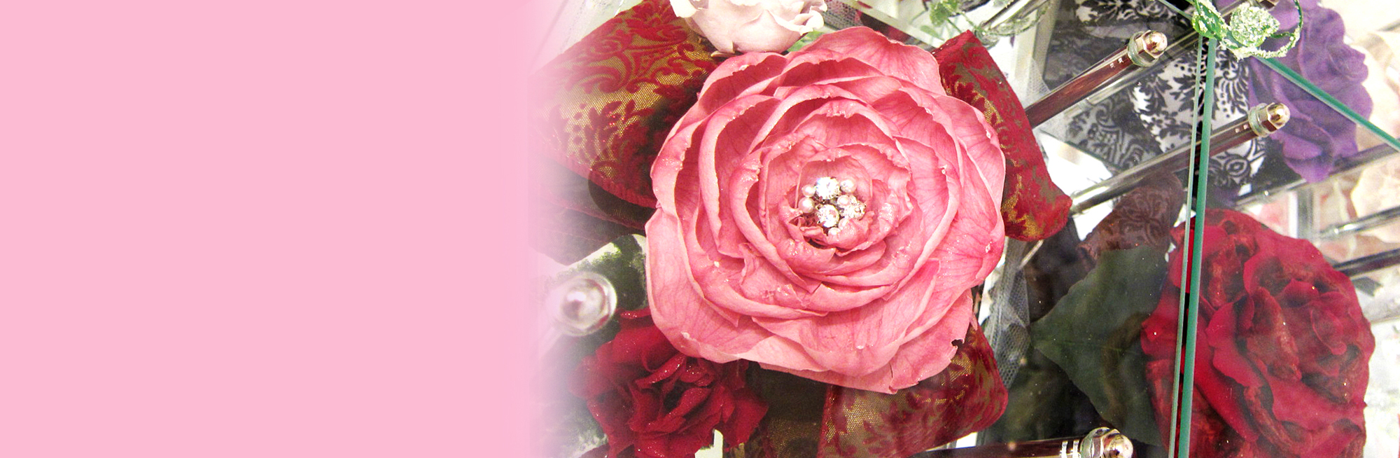 プリザーブドフラワー　メリアアレンジ