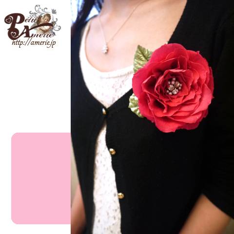 プリザーブドフラワー　コサージュメリア