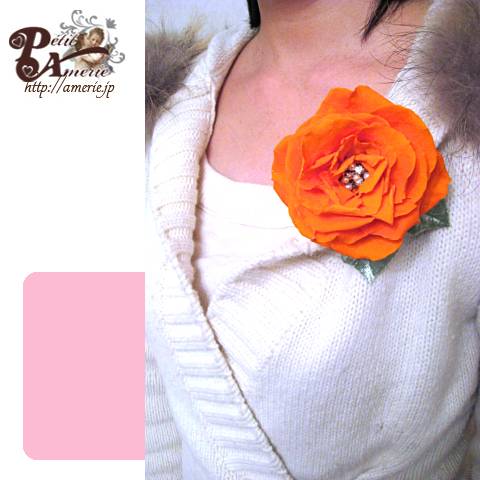 プリザーブドフラワー　コサージュメリア