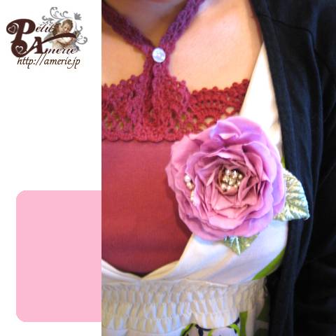 プリザーブドフラワー　コサージュメリア