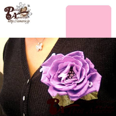 プリザーブドフラワー　コサージュメリア