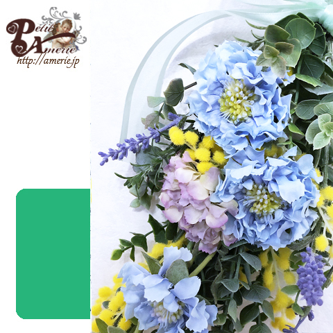 アーティフィシャルフラワー　吊り下げスワッグ