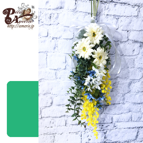 アーティフィシャルフラワー　吊り下げスワッグ