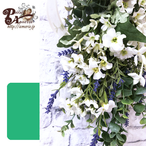 アーティフィシャルフラワー　吊り下げスワッグ