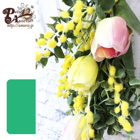 アーティフィシャルフラワー　吊り下げスワッグ