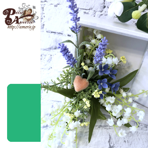 アーティフィシャルフラワー　フォトフレーム