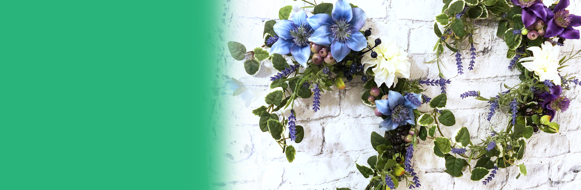 アーティフィシャルフラワー　グリーンデコレーション